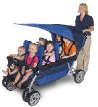 6 seat stroller used